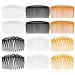 12Pcs Hair Combs Slides Hair Slides Plastic French Twist Decorative Hair Comb Hair Accessories for Women Girls 11 and 23 Teeth