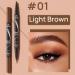 Eyebrow Pen Microblading Eyebrow Pencil with -Fork-Tip and Precise Brush Create Natural Hair-Like Brows Eyebrow Pencil (BW1) - Buy Online on GoSupps.com