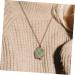 Outanaya Dainty Necklace Fluorite Pendant Necklaces Teal Decorations Green Compact Crystal Pendant Necklace Pendant Delicate - Buy Online on GoSupps.com