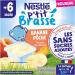 Nestl B b P'tit Brass Banana Peach Milk without Added Sugars from 6 Months 4 x 90 g - Buy Online on GoSupps.com