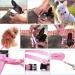 Adjustable Rabbit & Pet Harness Set - Blue & Pink Leash for Dogs Kittens Rabbits & Guinea Pigs | International Shipping - Buy Online on GoSupps.com