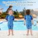 Juicy Bumbles Baby Swimsuit - One Piece Toddler Swimming Costume - Short Sleeve Boys and Girls Swimming Costume (3-4 Years, Fish) - Buy Online on GoSupps.com