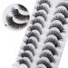 MilyBest A-Foxy Cat Eye False Eyelashes 10 Pairs - Wispy Faux Mink Lashes with Clear Band for Natural Look | 16MM - Buy Online on GoSupps.com