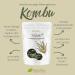 Organic Kombu Algae Leaves - Wild Atlantic Kelp for Dashi Miso Soup Sushi | Pureeraw 25g - Buy Online on GoSupps.com