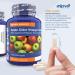 Apple Cider Vinegar with Turmeric, Ginger, and Cayenne Pepper Extract - 180 Vegan Capsules | High Strength Complex | 3 Months Supply | Suitable for Vegetarians | UK Supplier - Buy Online on GoSupps.com