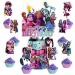 25pcs Monster Cake Decorations with 1pcs Cake Topper 24pcs Cupcake Toppers for High Birthday Party Supplies