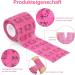 Tonyg-P 12 Roll Self-Adhering Cohesive Bandage - Elastic Vet Wrap for Pets Ideal for Finger Wrist Knee & Ankle Support - 5cm x 4.5m - Buy Online on GoSupps.com