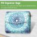 FINPAC Weekly Pill Organizer - 4x Daily PU Leather Case for Travel | Vitamin & Medicine Reminder | Emerald Illusions - Buy Online on GoSupps.com