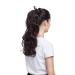 Buy Sego Dark Brown Wavy Ponytail Clip-In Extension - 18 (45cm) - 90g Real Hair Braid Hair Piece for International Shipping - Buy Online on GoSupps.com