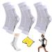 Knachhel Stunor - Dr. Neuropathy Socks Connecy Socks - Dr. Neuropathy Socks Compression Socks for Neuropathy Soothe Relief Socks for Neuropathy Pain Soothe Relief Compression Socks L -XL 3pairs -White
