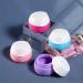 Gemice Silicone Cream Jars - TSA Approved Travel Containers for Toiletries - Leak-proof & Travel Size - Cosmetic Makeup & Hand Cream - 4 Pack (Pink) - Buy Online on GoSupps.com