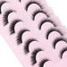 Fox Eye Lashes - EYDEVRO 15mm Mink Angel Wing False Eyelashes for Natural Cat Eye Look - Buy Online on GoSupps.com