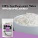 Aromasong RAW Magnesium Bath Flakes with Lavender - 3 LB Muscle Relaxing Salts for Cramps & Stress Relief - Buy Online on GoSupps.com