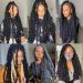 30 Inch Butterfly Locs Crochet Hair 6 Pack 1B - Long Distressed Faux Braids for Goddess Locs Extensions - Buy Online on GoSupps.com