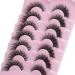 Russian Fox Eye Natural Cat Eye Strip Lashes 20MM - 7 Pairs by Winifred X3 - Buy Online on GoSupps.com