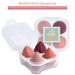 COSTICA Makeup Sponge Set - 4 Pack Beauty Blender for Flawless Liquid Application - Multi Colored Rose Series - Red - Buy Online on GoSupps.com