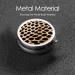 Rough Leopard Print Mini Round Pill Box | 3 Compartment Travel Pill Organizer | Portable Medicine Case for Home & Office - Buy Online on GoSupps.com