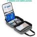CURMIO Small First Aid Bag - Empty Emergency Trauma Kit Organizer for Hiking, Camping, Car, Travel, Home & Outdoor - Gray - BAG ONLY - Buy Online on GoSupps.com