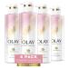 Olay Body Wash with Hyaluronic Acid and Vitamin B3, Cleansing & Nourishing, 17.9 Fl Oz (Pack of 4)