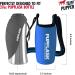 Tuff Pupper PupFlask Neoprene Dog Water Bottle Holder Sling - 27oz Nebulas Blue - Adjustable Shoulder Strap for Travel, Walking & Hiking - Buy Online on GoSupps.com