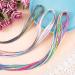 HINZIC 104pcs Gradient Color Hair Braids Wrap String for DIY African Girl Extensions - Ponytail Twist Braid Rope Accessory - Buy Online on GoSupps.com