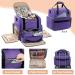 ELCUPA Large Nail Polish Organizer - Holds 80 Bottles - Purple - Nail Tech Storage Solution - Buy Online on GoSupps.com