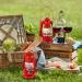 8 Inch Small Red Kerosene Hurricane Lantern Set - Perfect for Christmas Decor, Camping, and Emergency Use (4-Pack) - Buy Online on GoSupps.com