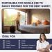 Bulk Disposable Hotel Toothbrush with Toothpaste Dental Kit - Individually Wrapped (Case of 50) - Buy Online on GoSupps.com