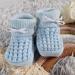 Royal Icon Baby Booties 0-3 Months Blue - Soft & Stylish Newborn Slippers for Boys and Girls - Ri403 Ri1045 - Buy Online on GoSupps.com