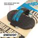SportsStuff Snow Ryder Hardwood Snowboard 130cm - Blue | Ideal for Beginners & Backyard Fun - Buy Online on GoSupps.com