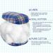 Tailor's Ham Clothing Care Seam Pressing Tool for Curved Seams - Blue and White - Buy Online on GoSupps.com
