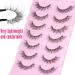 3D Wispy False Eyelashes - Natural Look, Soft Curly Lash Strips - Pack of 7 Pairs - Buy Online on GoSupps.com