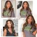 SHUOPUS Long Ombre Brown T Part Synthetic Lace Front Body Wave Wig 24inches - Buy Online on GoSupps.com