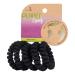 Goody Planet Goody Elastic Thick Hair Coils - 5 Count Solid Pack - Medium Hair to Thick Hair - Hair Accessories for Women and Girls