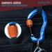 Pamindo Mini Carabiner Set - Screw Cap Aluminum Key Ring Hooks (2x Anthracite) for Outdoor & Travel - Buy Online on GoSupps.com