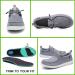 Men's Plantar Fasciitis Arch Support Sneakers - Grey | Orthopedic Comfort Loafers for Work and Diabetic Pain Relief - Buy Online on GoSupps.com