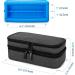 Luxja 2 Layers Insulin Case with Ice Pack- Holds 6 Vials or 2 Pens- Diabetic Bag with Storage Pockets - Buy Online on GoSupps.com