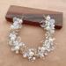 Crystal Flower Headband for Flower Girls - White Bridal Hair Vine - Buy Online on GoSupps.com