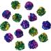 Chiwava 24PCS 1.6" Mylar Balls Shiny Crinkle Cat Toys Ball Kitten Crackle Lightweight Play Assorted Color - Buy Online on GoSupps.com