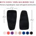 Silk Eye Patch for Adults & Kids - Medium Size, Pure Black - 1 Count - Buy Online on GoSupps.com