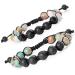 Bivei 7 chakra bracelet Real stones gemstone bracelet women crystal natural stone yoga bracelet c2 set with 2 Variszit and Amazon-bracelets