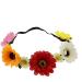 Zac's Alter Ego Pair of Multicolour Sunflower & Daisy Elasticated Hair Garlands - Buy Online on GoSupps.com