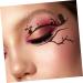 Beatifufu 4 Pairs Halloween Eyeliner Stickers Temporary Eyeliner Stickers Adhesive Eyeliner Stickers Eye Makeup Tools Temporary Eye Shadow Decals Eye Makeup Stickers for Women - Buy Online on GoSupps.com