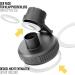 Above.Original Replacement Seal Rings - 2-Pack Food-Safe Silicone Seals for Above Drinking Bottles | BPA-Free & Durable - Buy Online on GoSupps.com