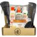 Kids Shampoo Curl Defining Brush & Detangler Comb Set Bundle 5 Items with Cantu Kids Shampoo and Conditioner & Cantu Leave-in Conditioner Curly Hair Products with Shea Butter & Coconut Oil