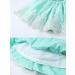LZH Baby Girls Lace Dress 18-24 Months Light Green - Wedding Pageant Baptism Christening Tutu Gown - Buy Online on GoSupps.com