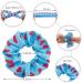 8 Piece Velvet Gymnastics Hair Scrunchies Set for Women and Girls - Assorted Colors - Buy Online on GoSupps.com