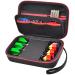 Dart Case Holder Storage Organizer for Steel Tip and Soft Tip Darts Darts Carrying Bag Fits for Dart Tips Shafts Flights and Accessories (Box Only)