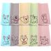 WILLBOND 20 Pcs Microfiber Cleaning Cloth Cute Dog Design Microfiber Cloth Soft Multicolor Glasses Cleaner Cloth for Eyeglasses Camera Lens Cell Phone Screens Glasses 6 x 6 Inches