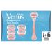 Gillette Venus Comfortglide Spa Breeze Razor Women Women's Razor + 6 Razor Blades with 3-blade